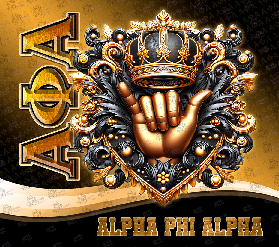 Alpha Phi Alpha Fraternity Tumbler Wrap
