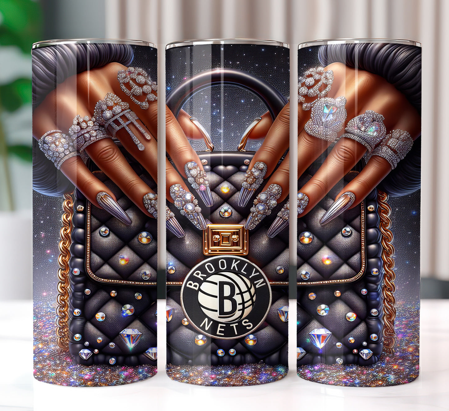 NBA Purse Tumbler Wraps Bundle