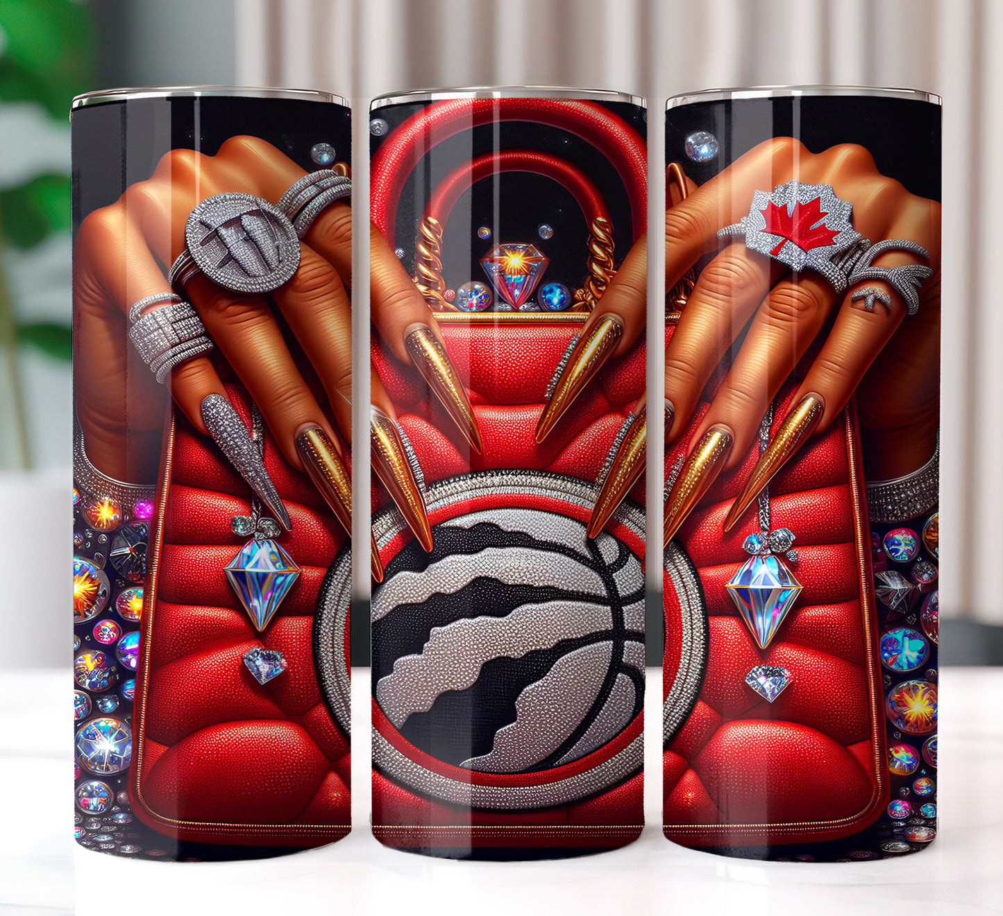 NBA Purse Tumbler Wraps Bundle