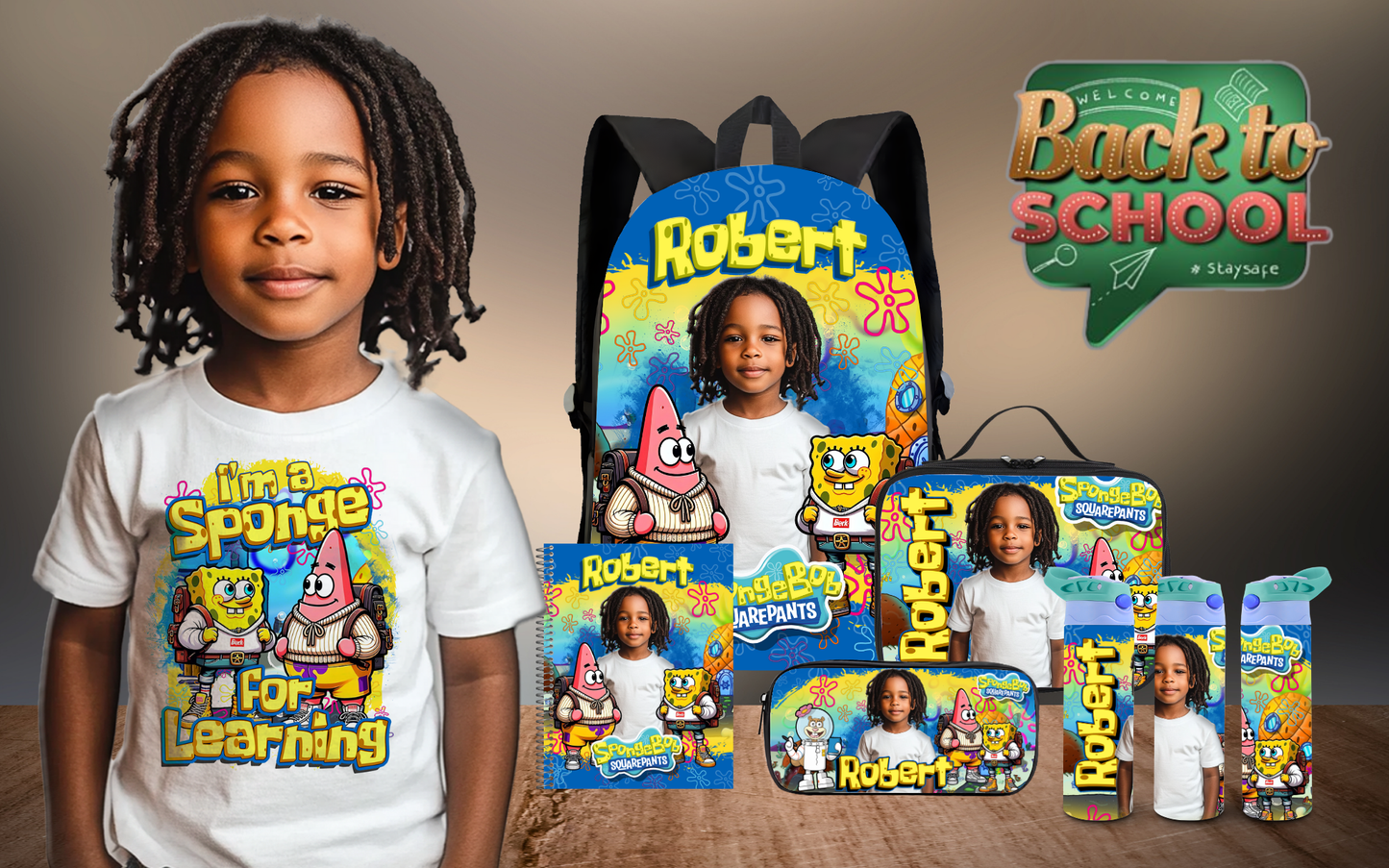 Spongebob School Design Pack