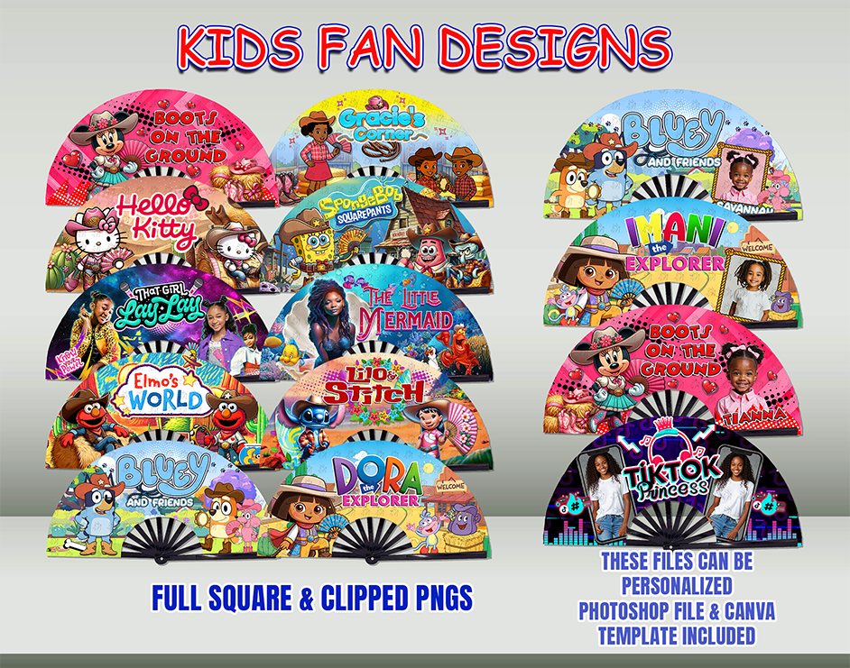 Chidren's Fan Designs Pack