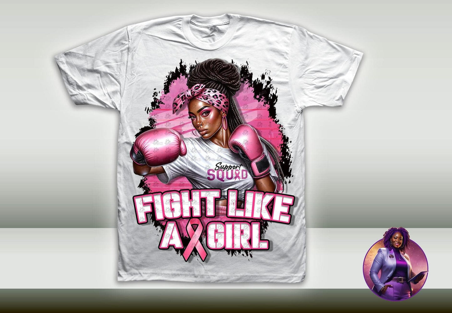 Fight Like a Girl - Breast Cancer Design
