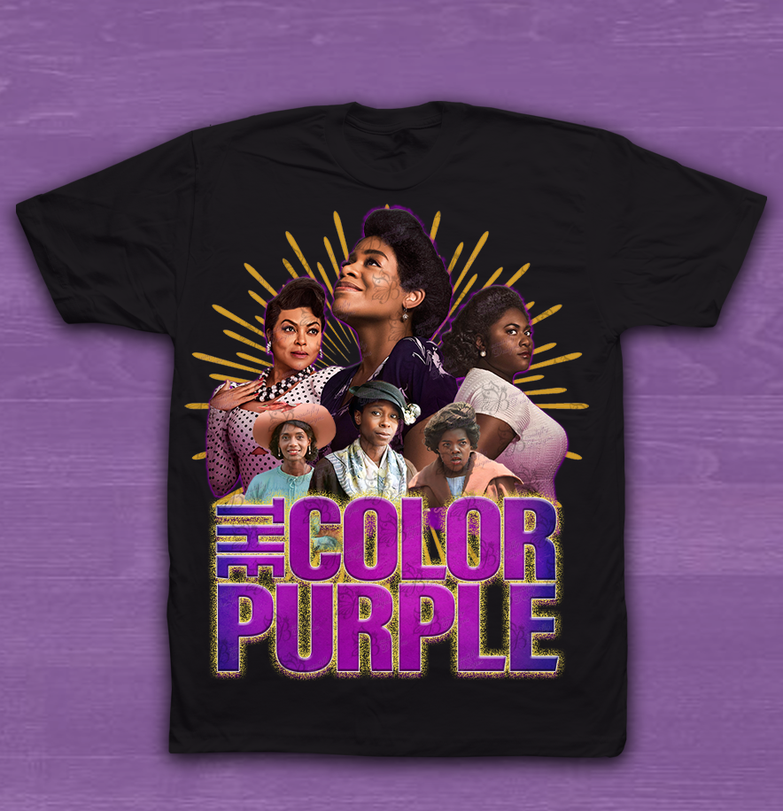 Tribute Shirt Design to the Color Purple