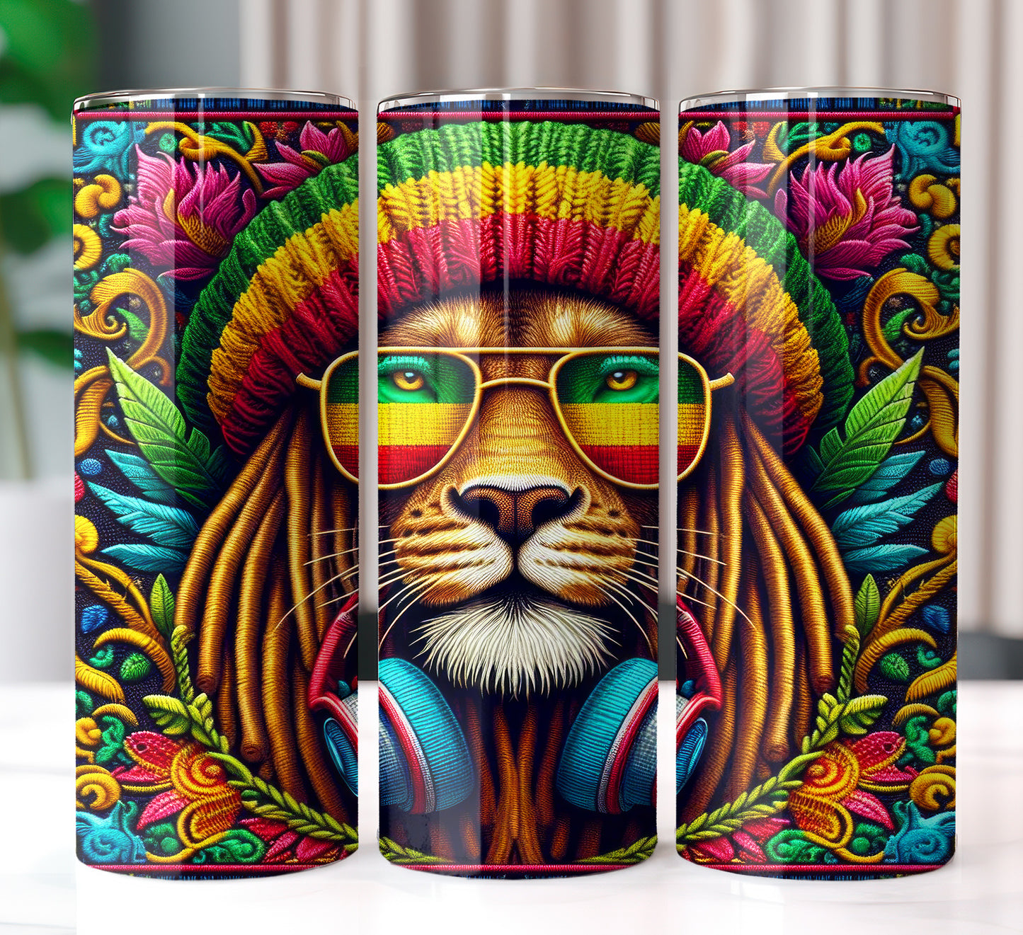 One Love Lions Tumbler Wraps Bundle