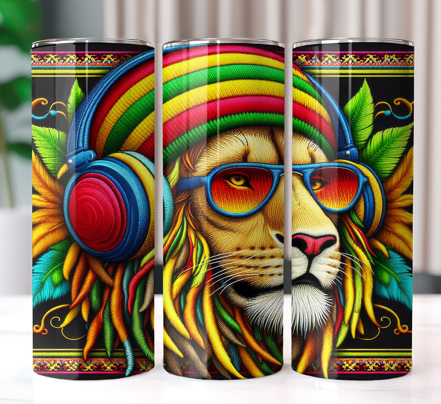 One Love Lions Tumbler Wraps Bundle