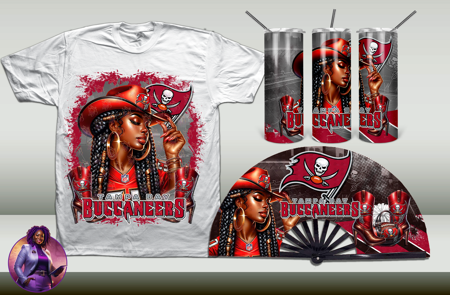 Football Cowgirl - Bucaneers