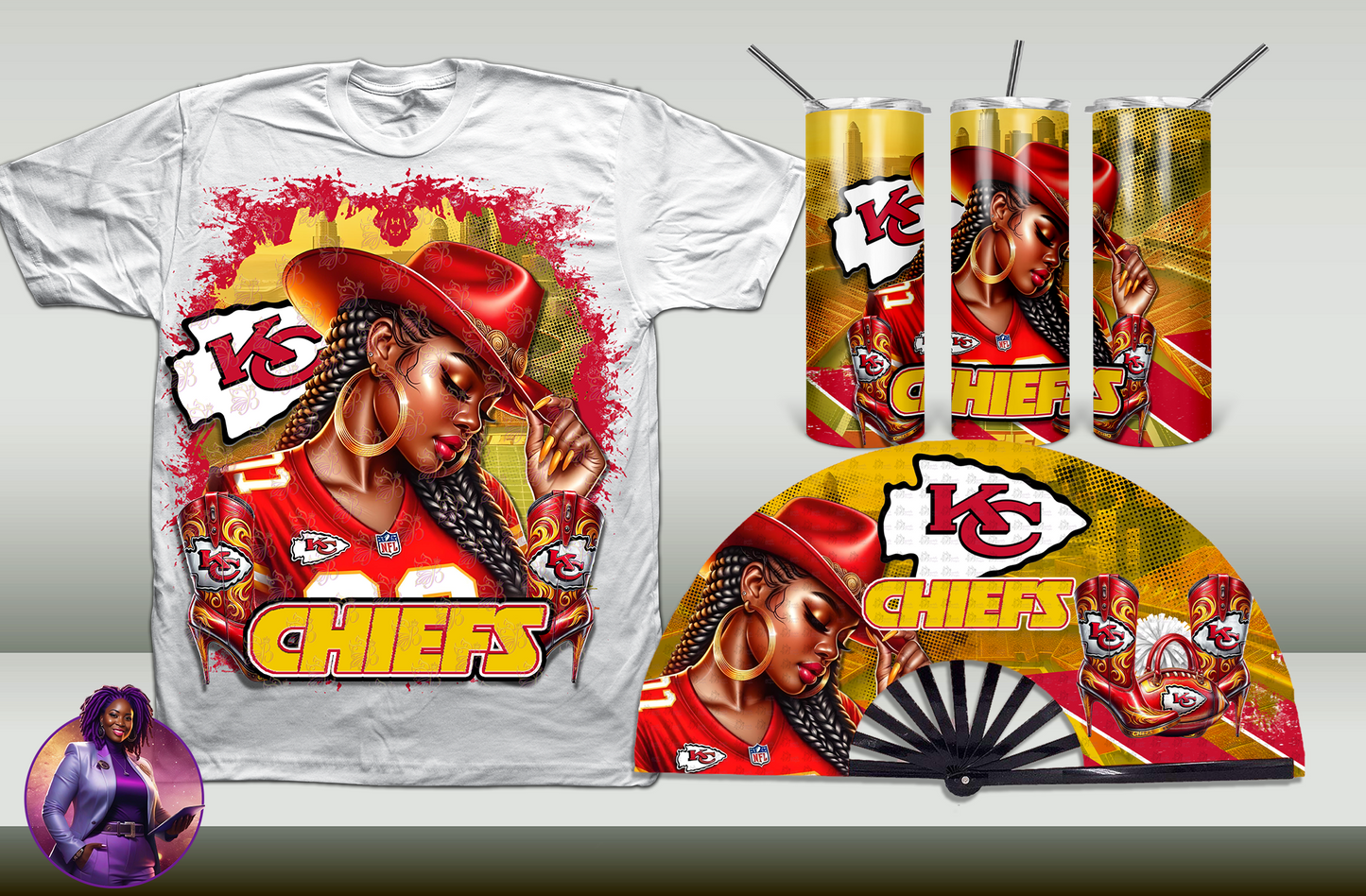 Football Cowgirl - Chiefs