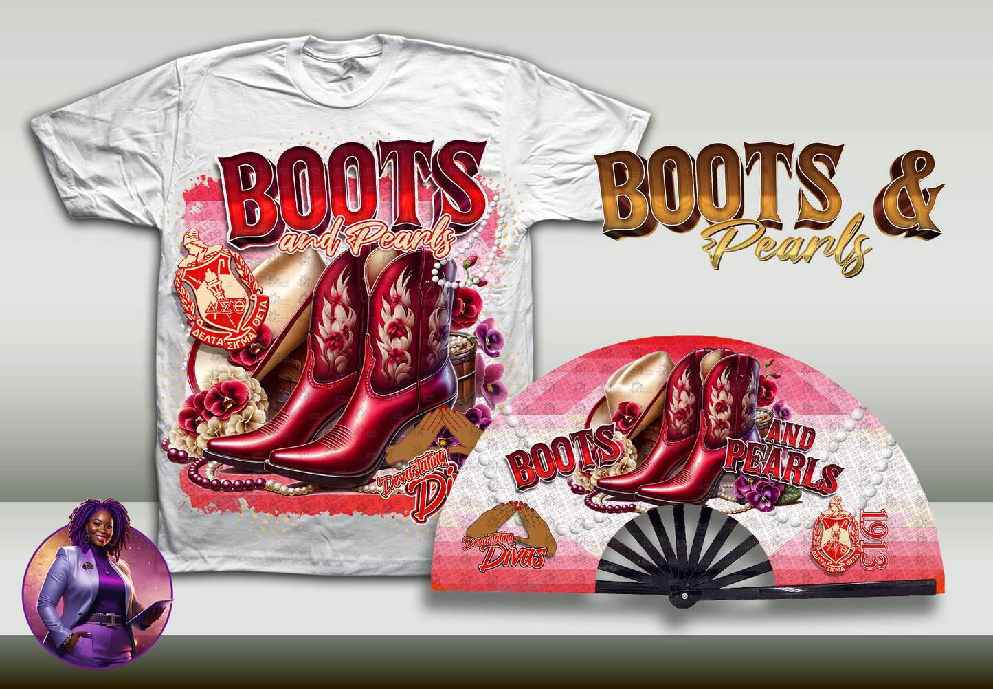 Boots and Pearls - Delta Sigma Theta