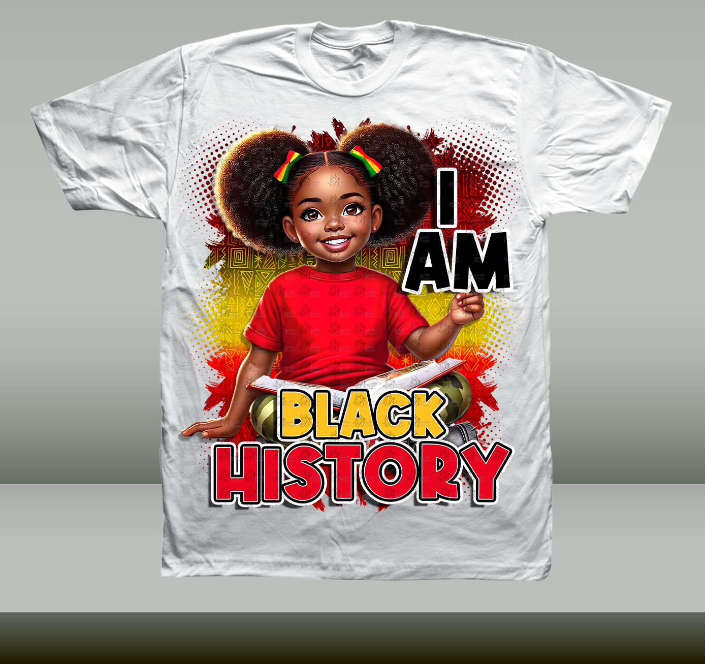 I Am Black History Design - Girl 1
