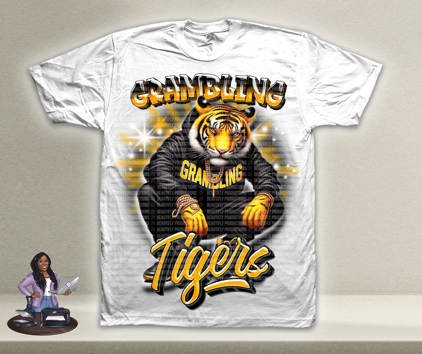 Grambling Grafitti Design