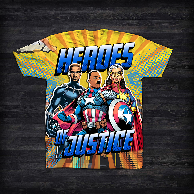 Heroes of Justice - Black History Heroes - 3D design