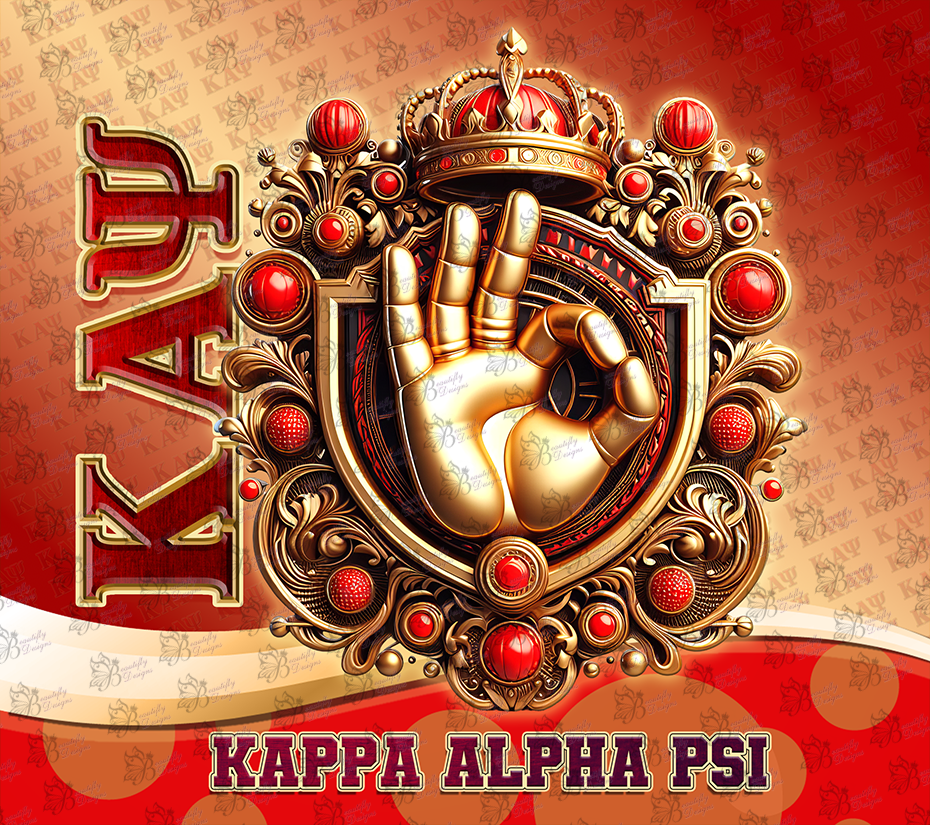 Kappa Alpha Psi Fraternity Tumbler Wrap