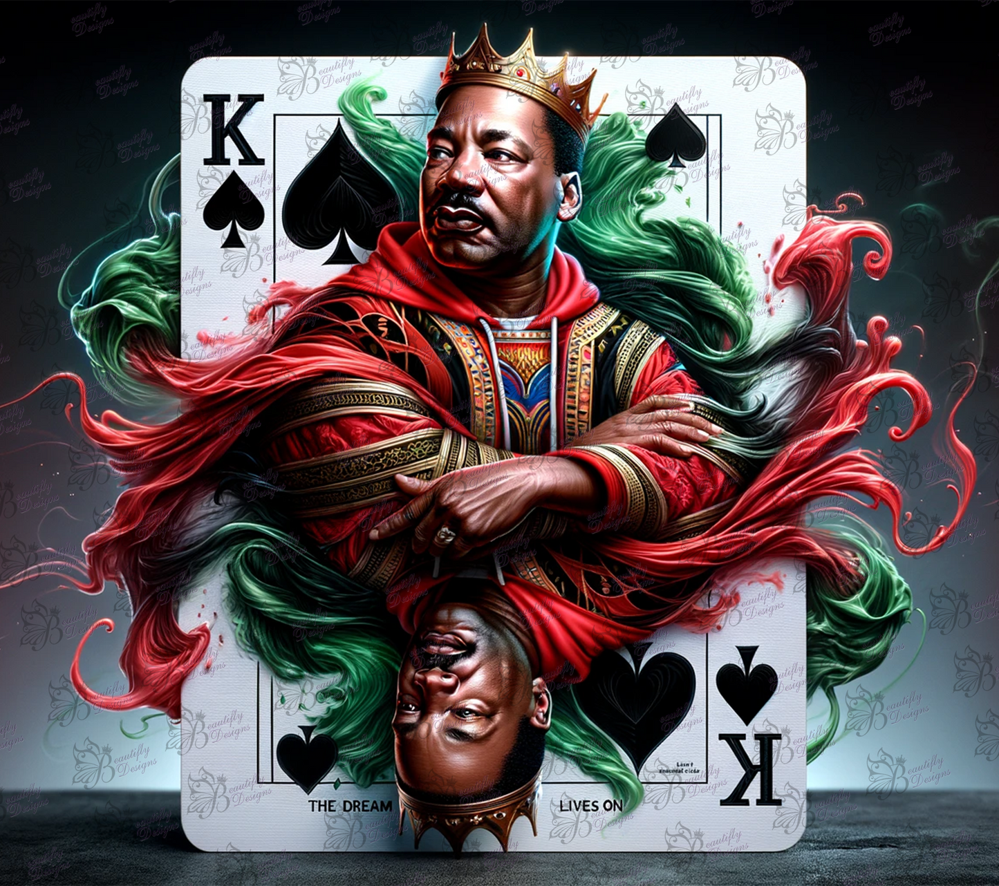 MLK King Tumbler Design