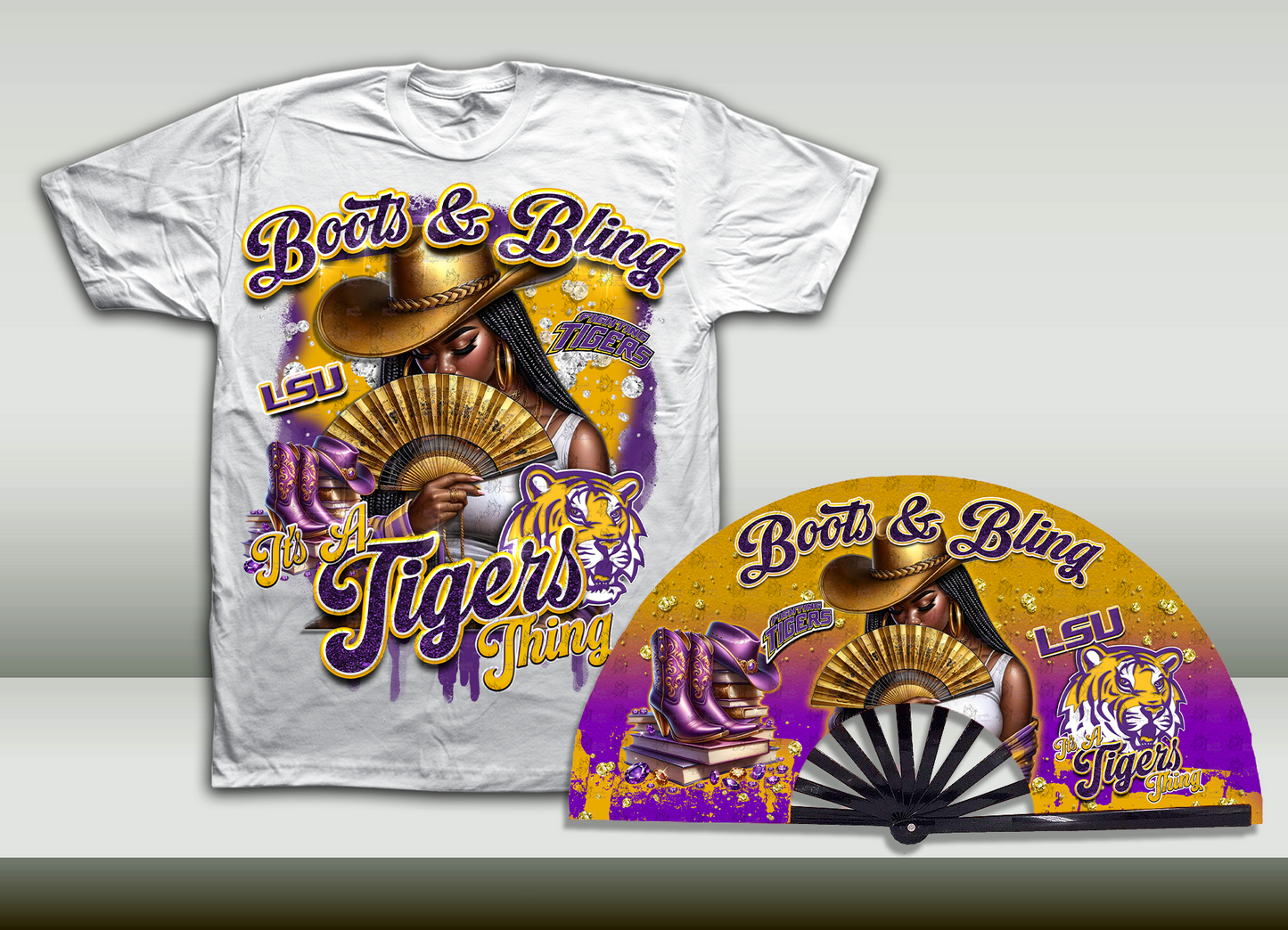Boots and Bling - LSU