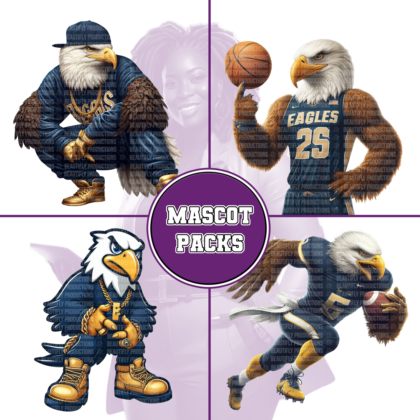 Custom School Mascot Packs