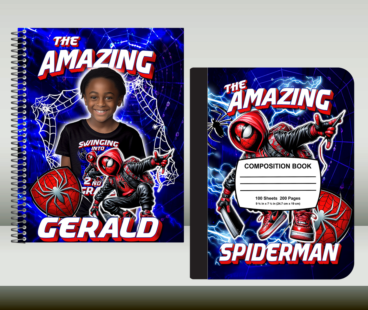 Spiderman School Design Pack