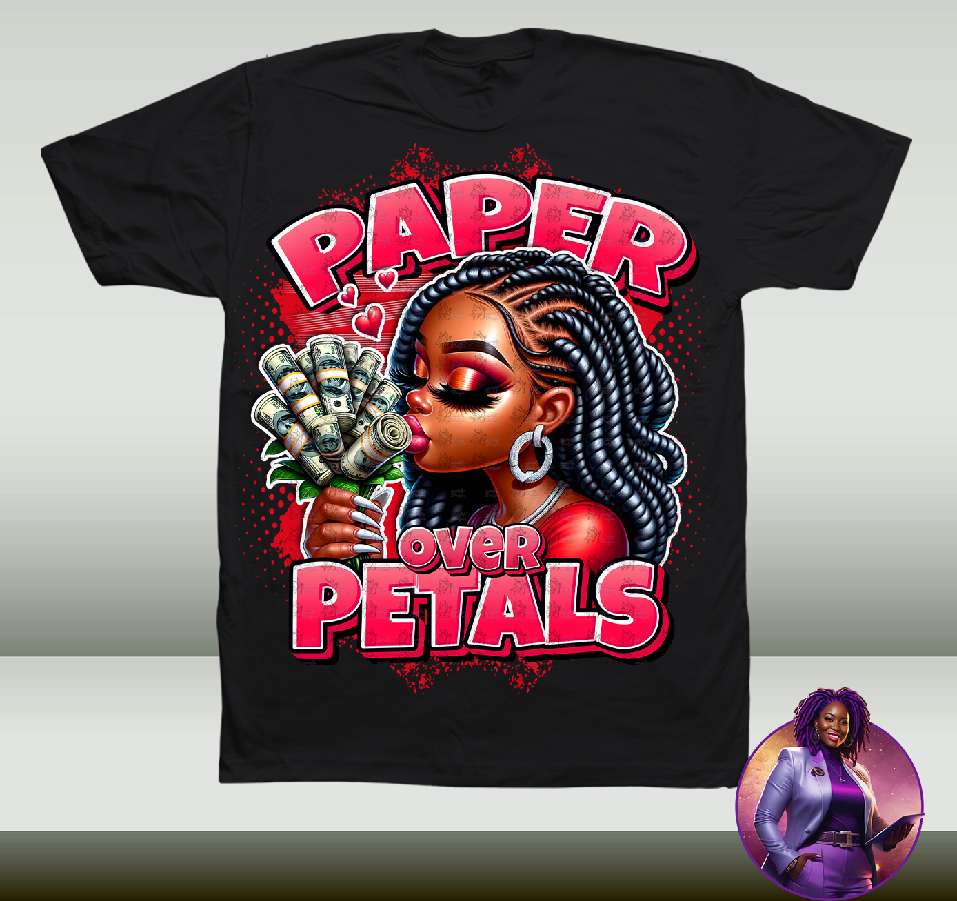 Paper Over Petals Design