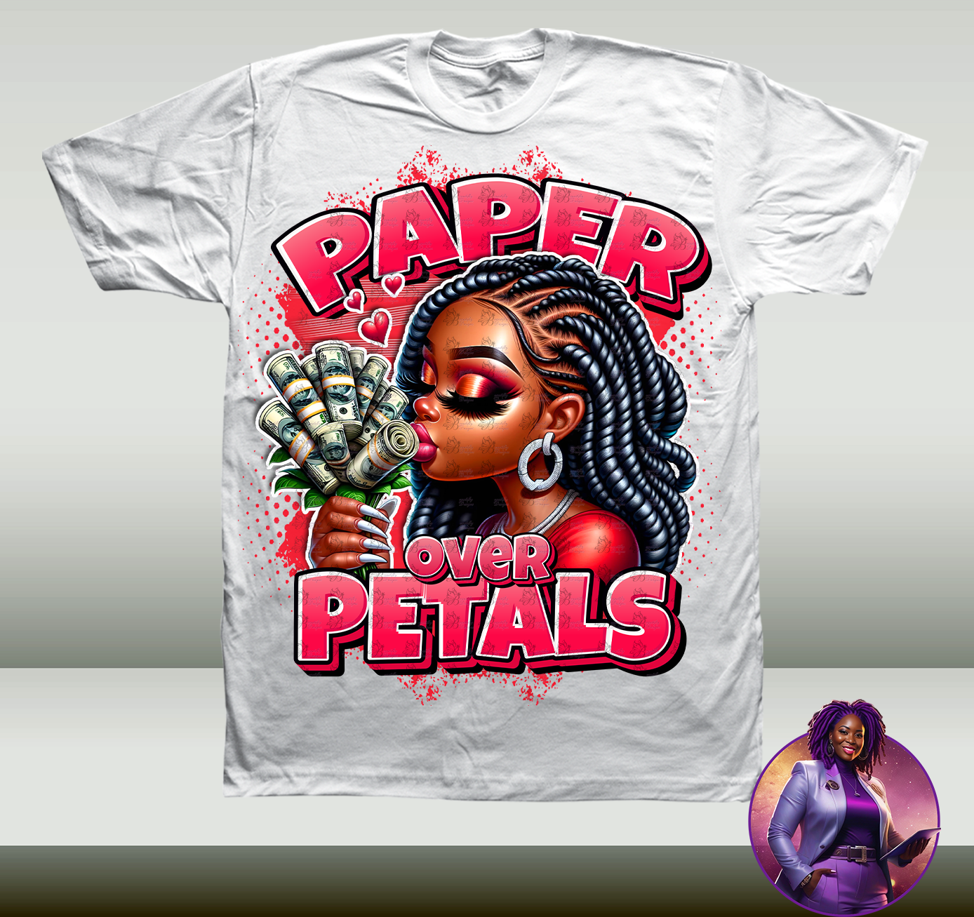 Paper Over Petals Design