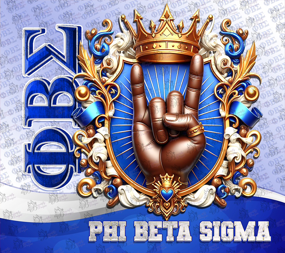 Phi Beta Sigma Fraternity Tumbler Wrap