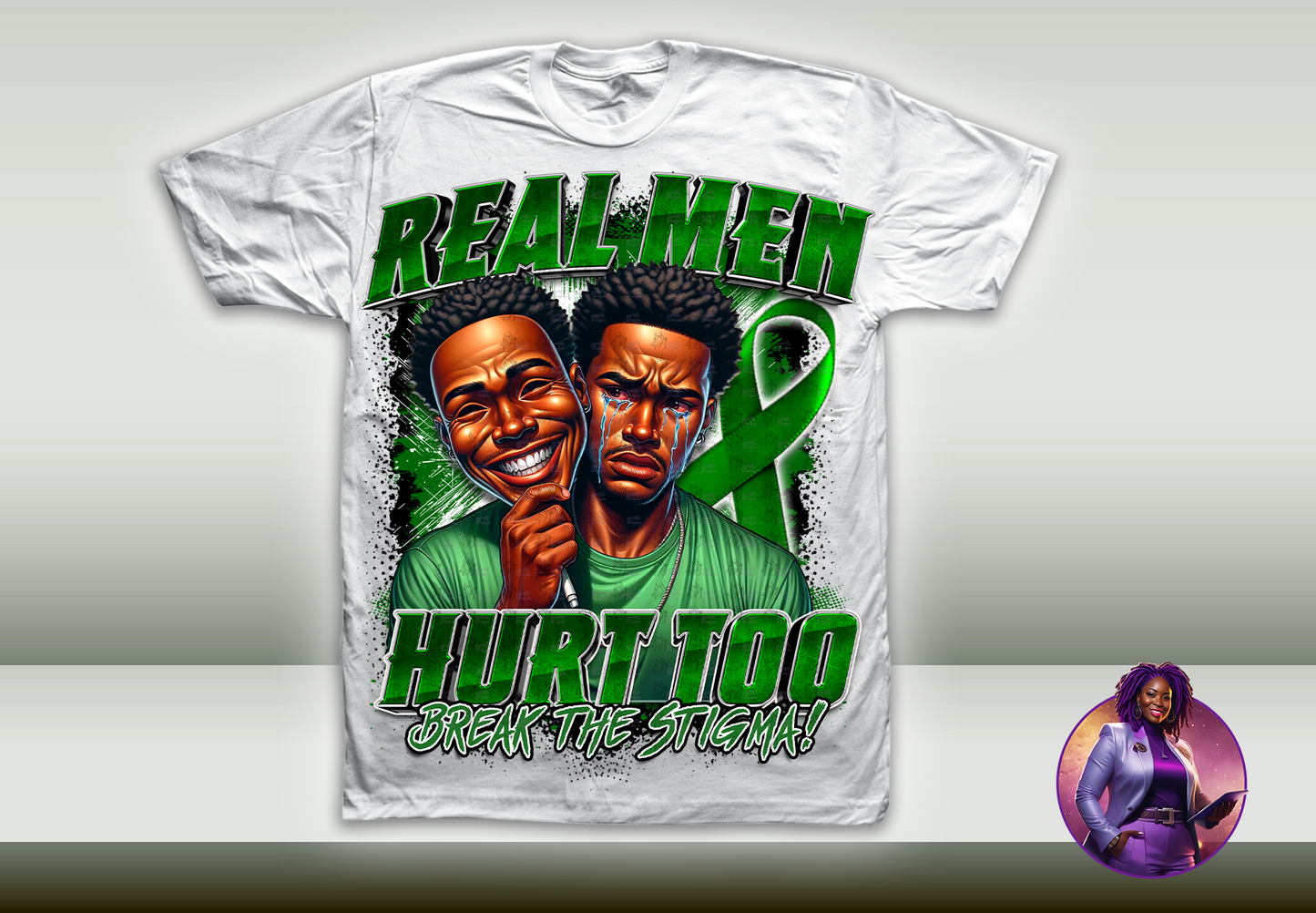 Real Men Hurt Too - Mental Health Design