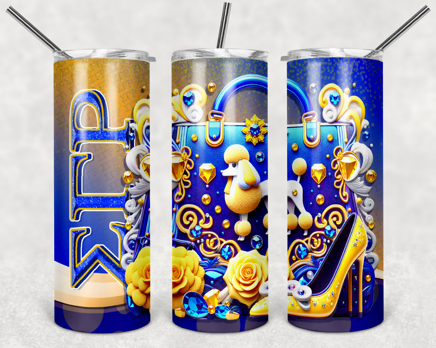 Sigma Gamma Rho Sorority Tumbler Wrap