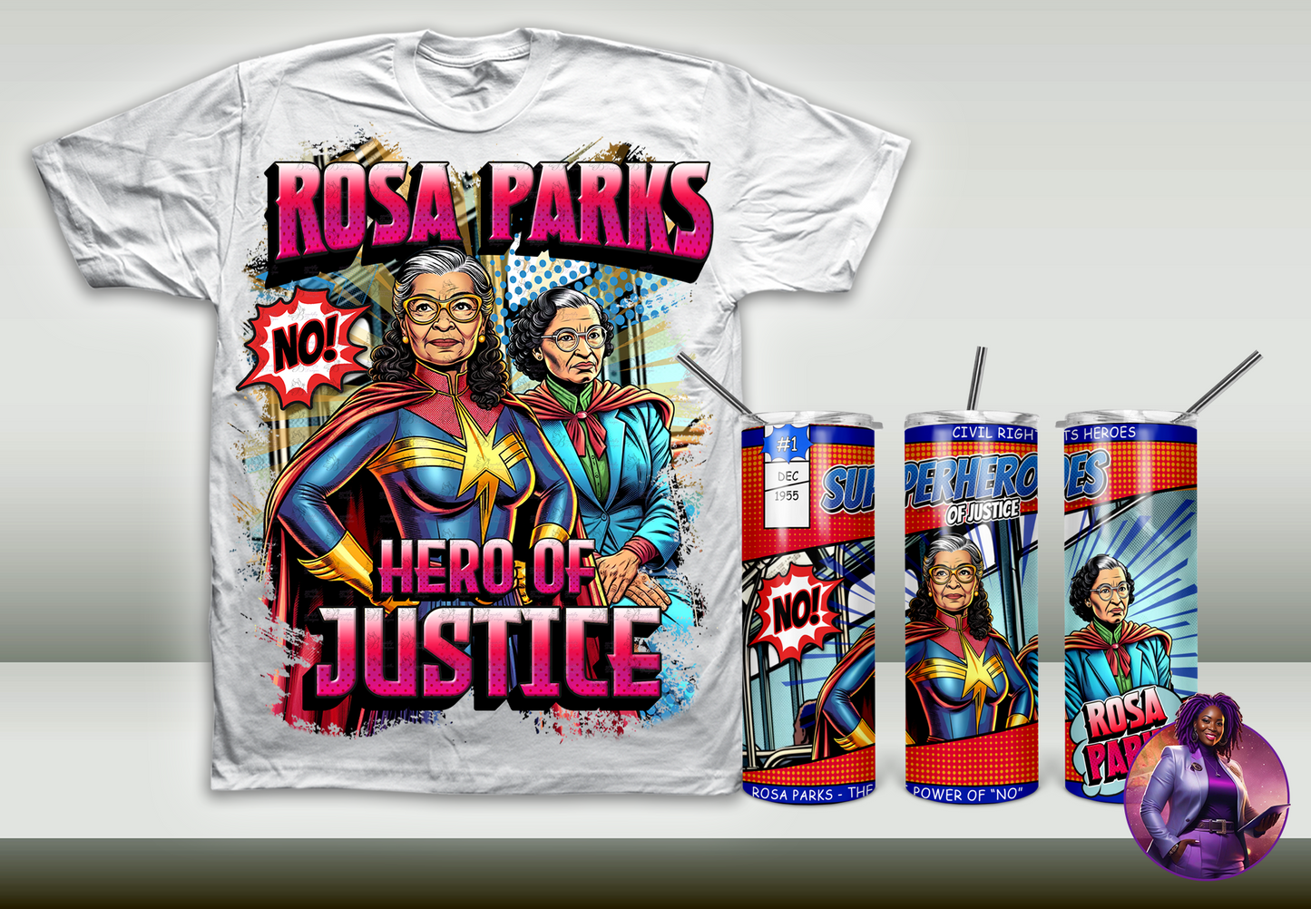 Heroes of Justice Design - Rosa Parks