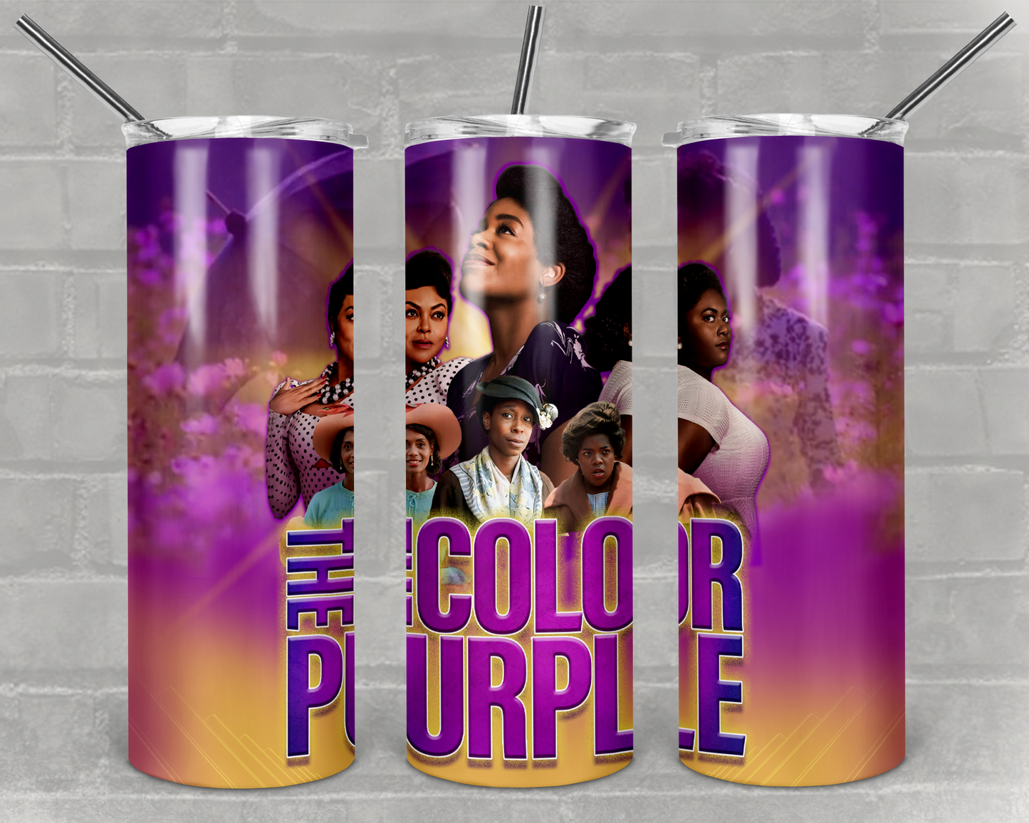 Color Purple Tumbler Wrap