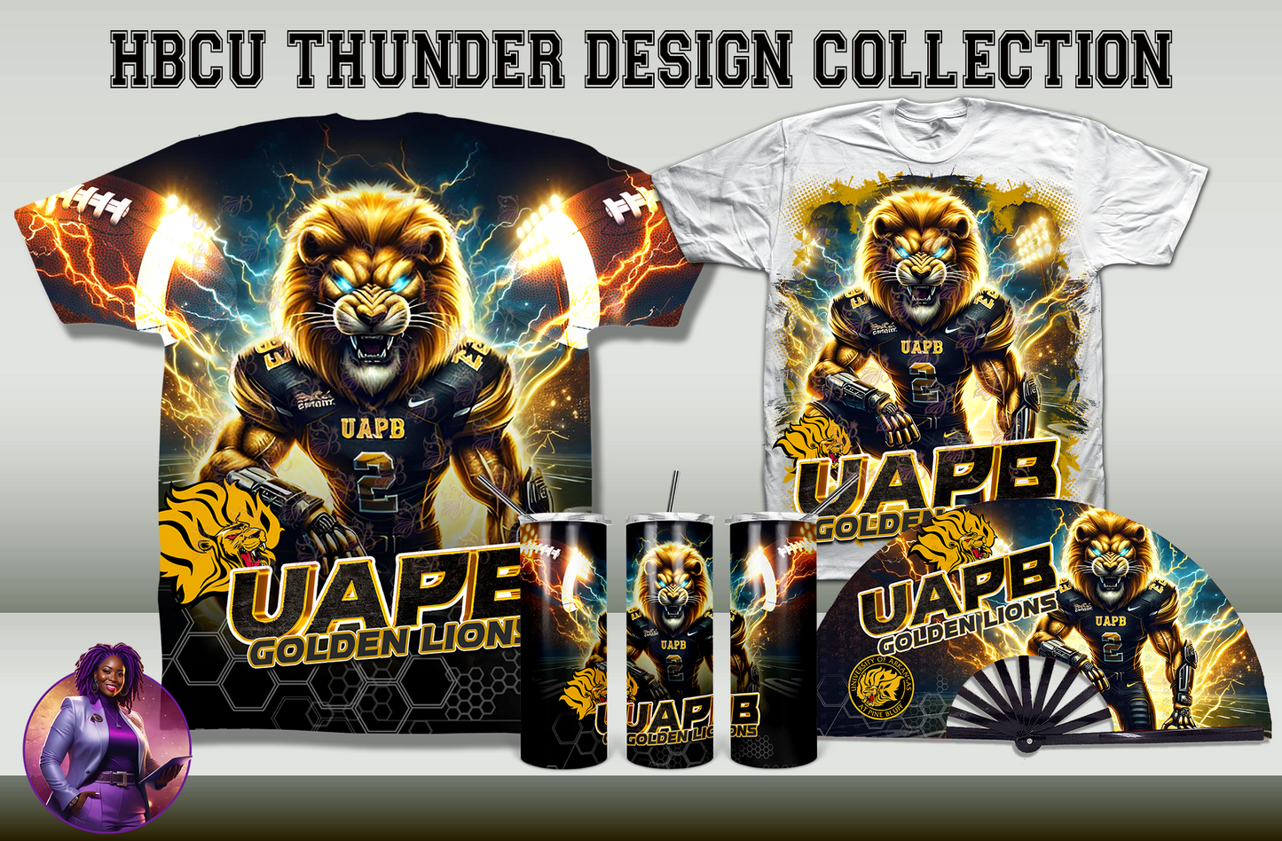 HBCU Thunder Collection Design by School