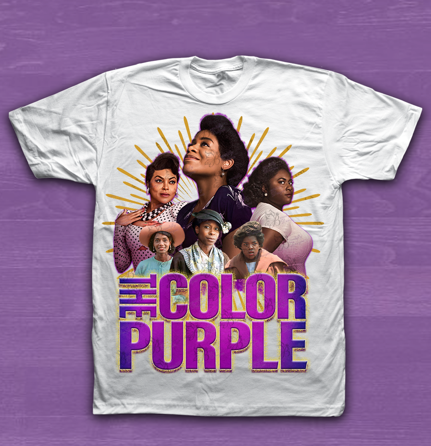 Tribute Shirt Design to the Color Purple