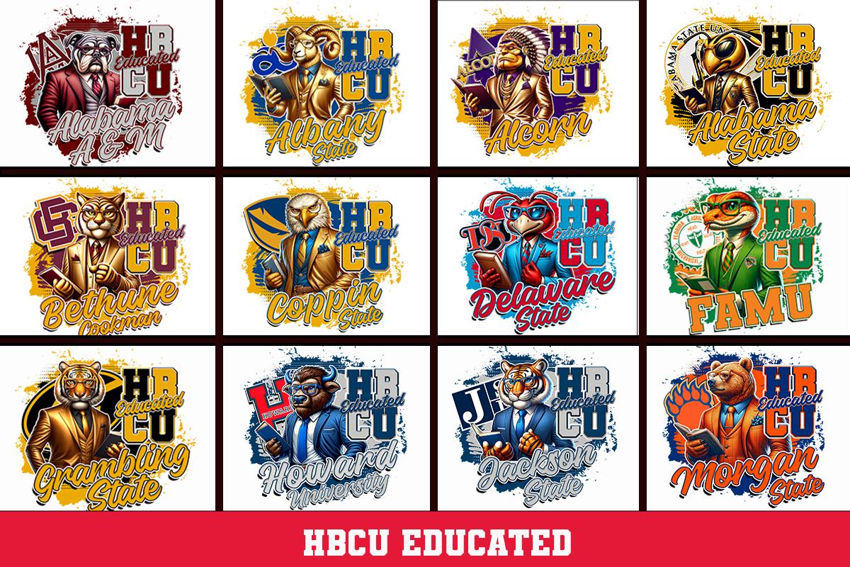 HBCU Educated Mascot Design