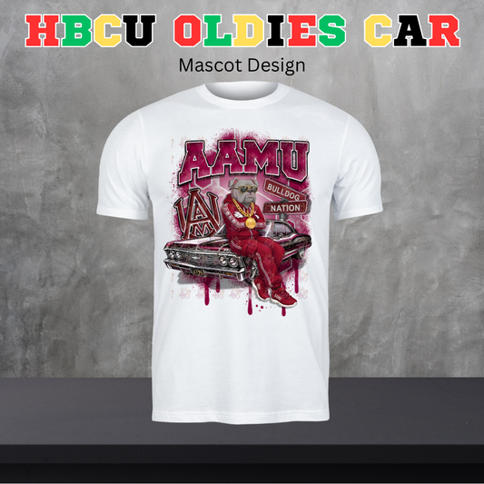 HBCU Oldies Car Design - Mascot Version