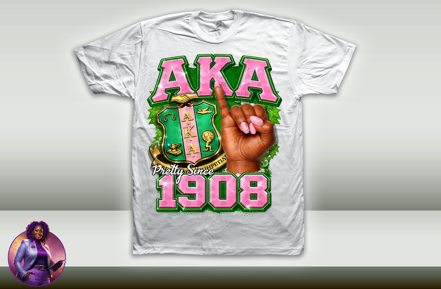 Sorority Metallic Design