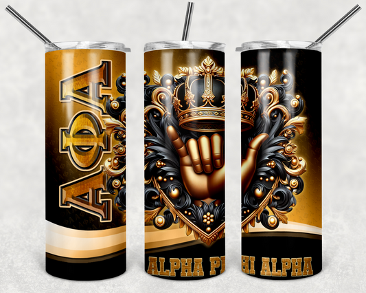 Alpha Phi Alpha Fraternity Tumbler Wrap