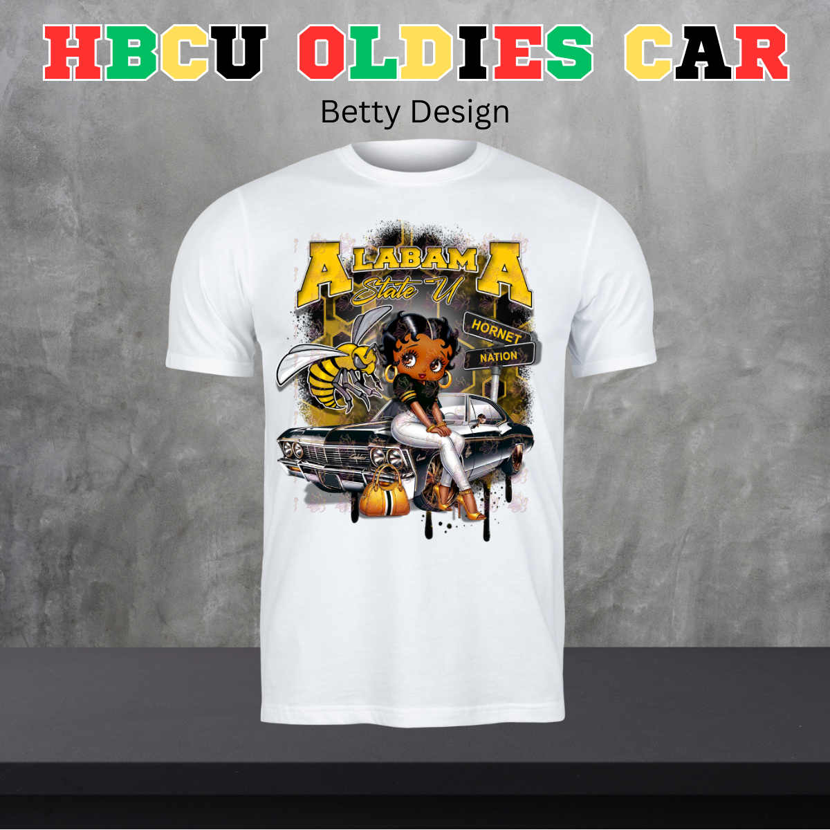 HBCU Oldies Car Design - Betty Version