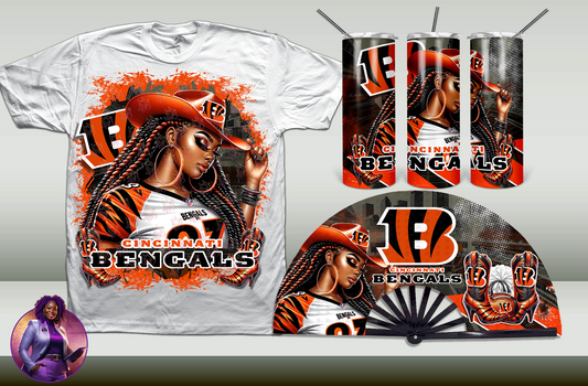 Football Cowgirl - Bengals