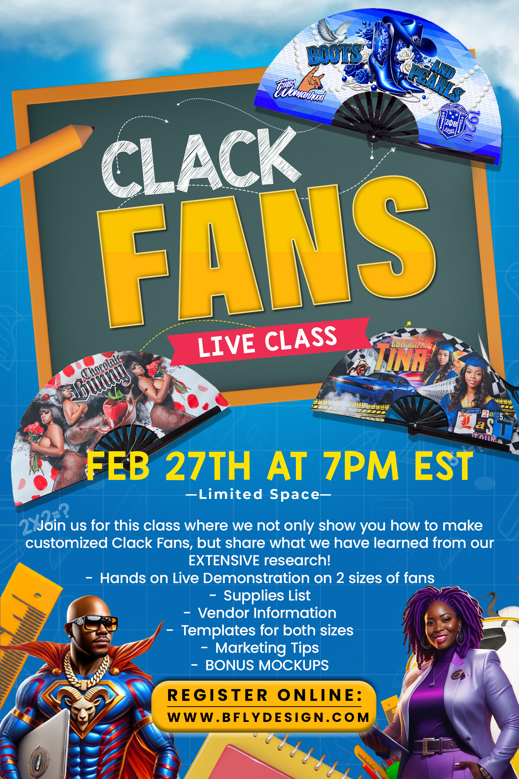 Clack File Clack Fan Class – My Store