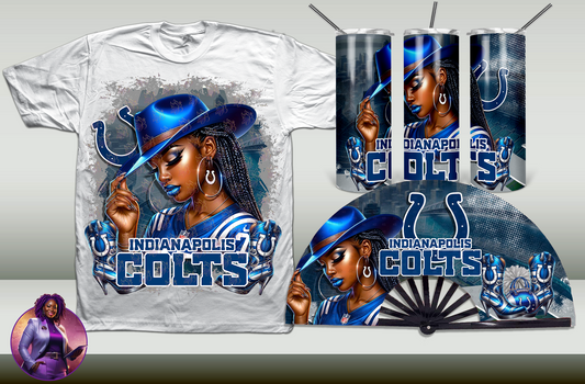 Football Cowgirl - Colts