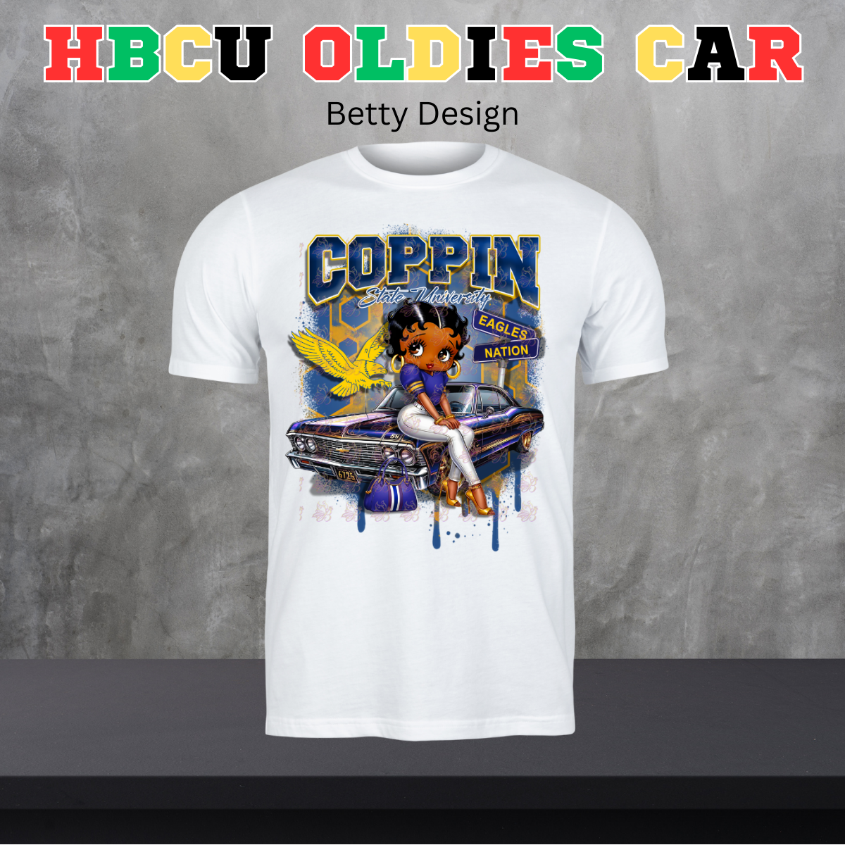 HBCU Oldies Car Design - Betty Version