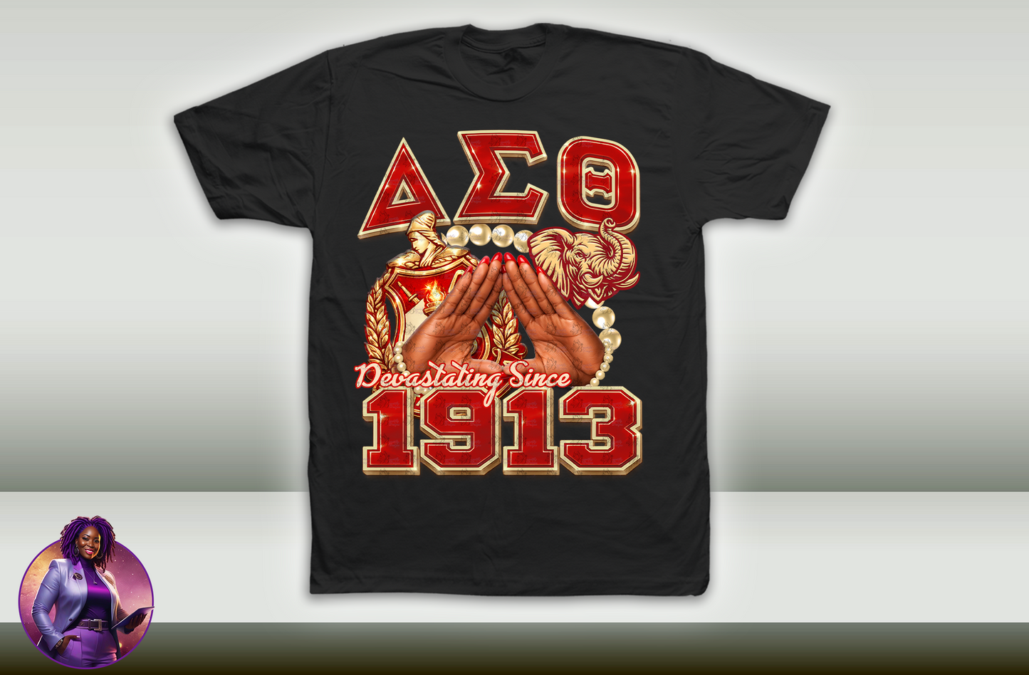 Sorority Metallic Design