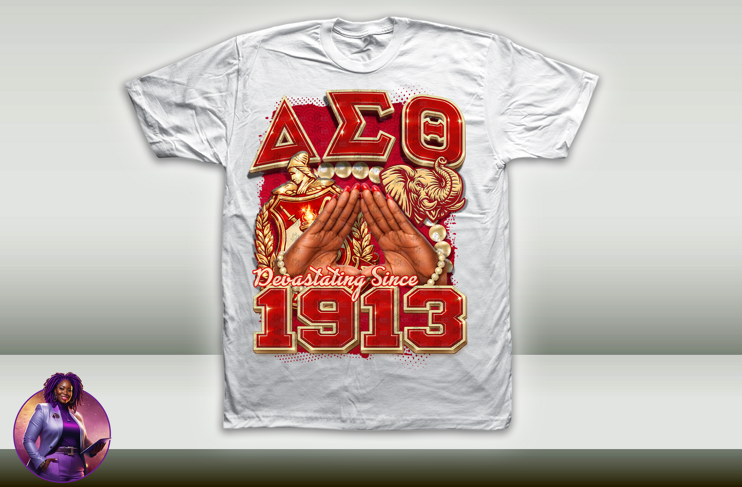 Sorority Metallic Design