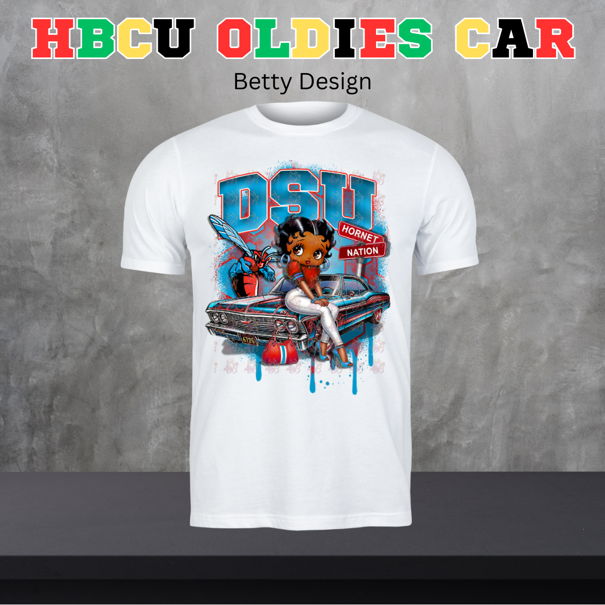 HBCU Oldies Car Design - Betty Version