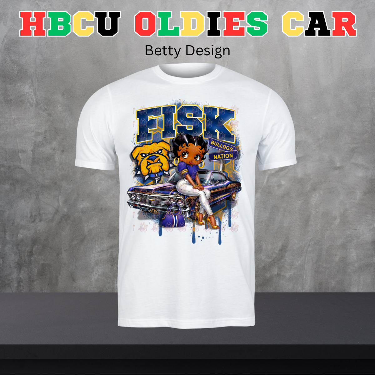 HBCU Oldies Car Design - Betty Version