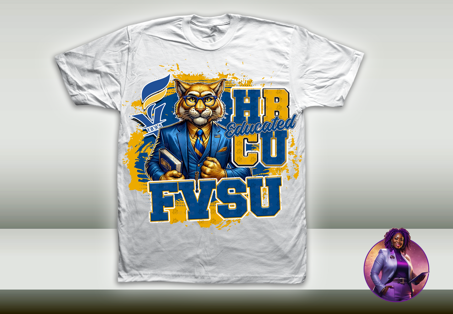 HBCU Educated Mascot Design