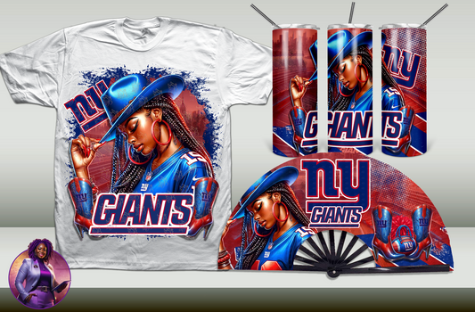 Football Cowgirl - Giants