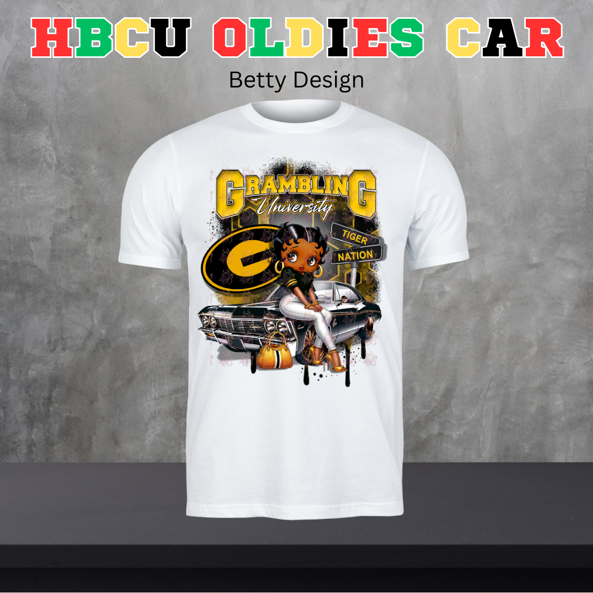 HBCU Oldies Car Design - Betty Version