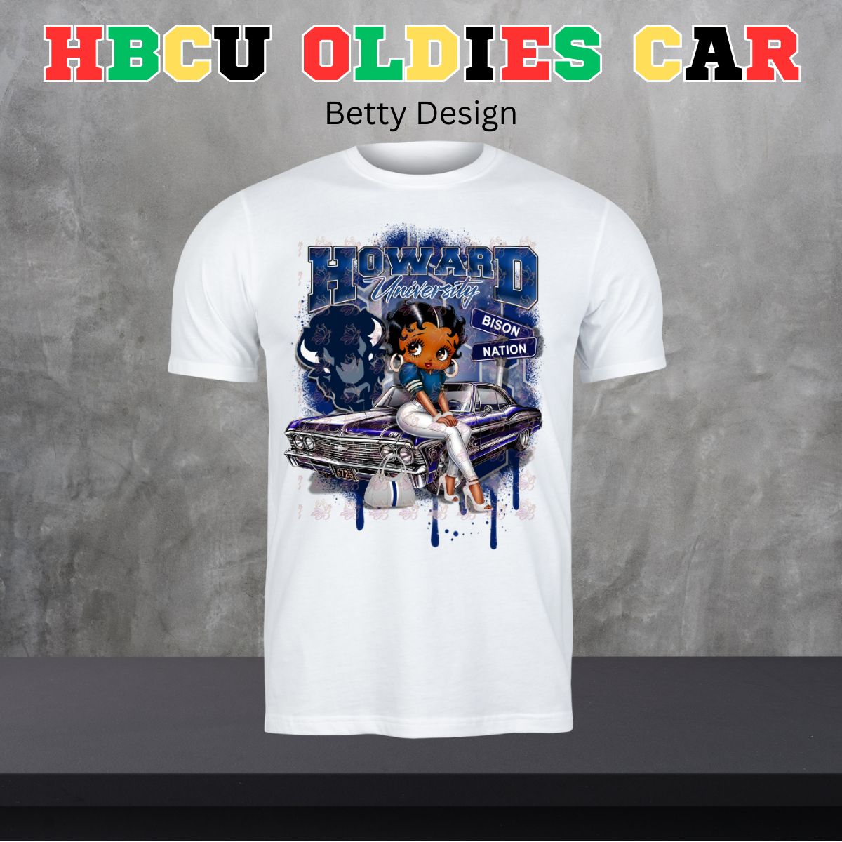 HBCU Oldies Car Design - Betty Version