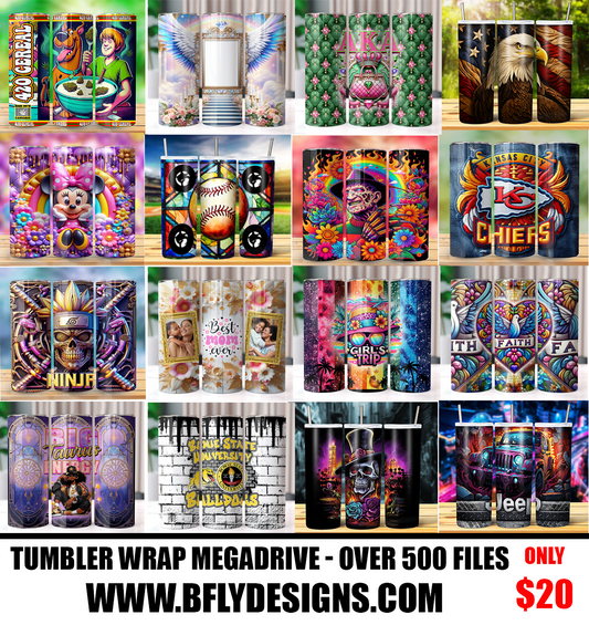 Tumbler Wrap Megadrive