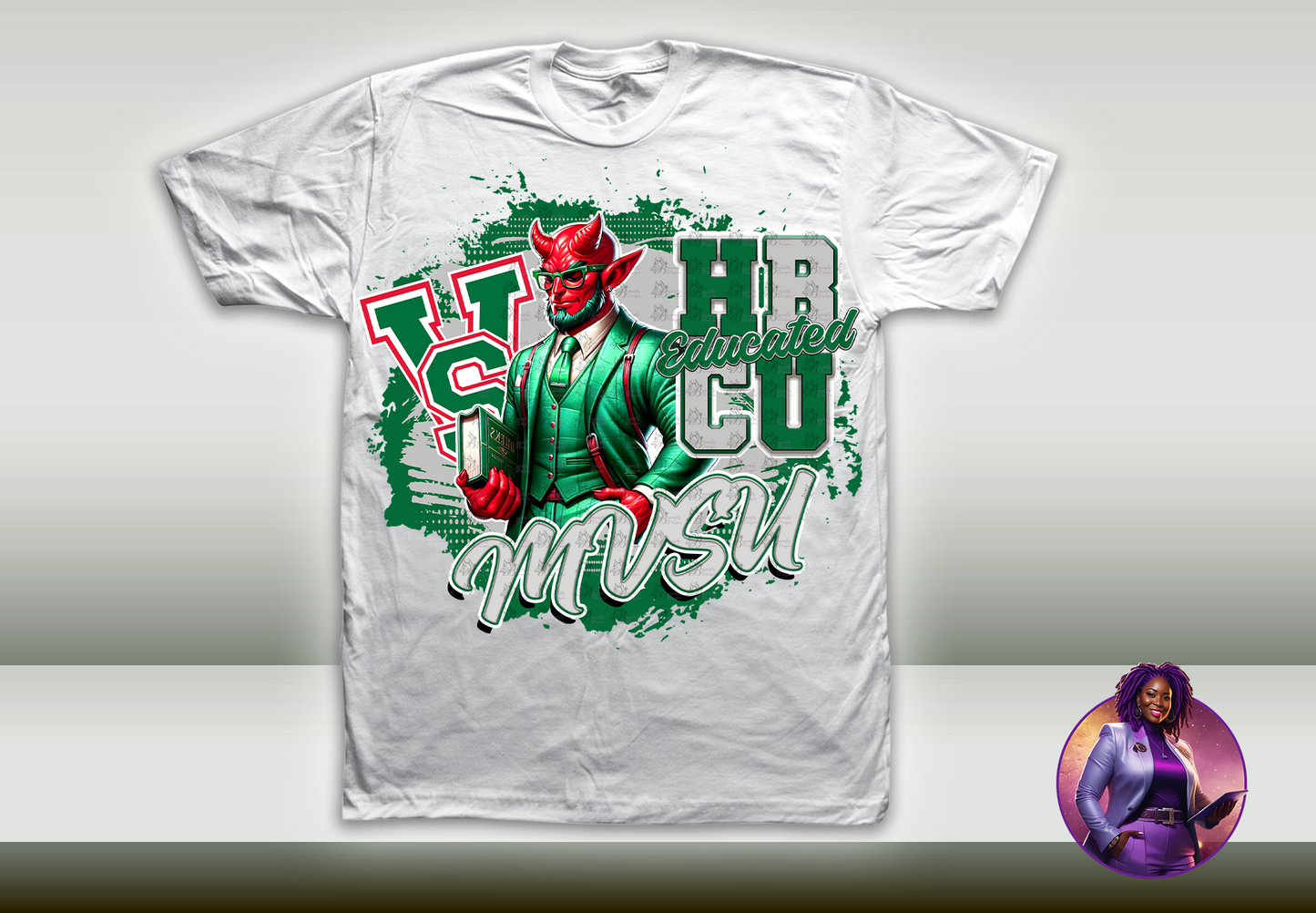 HBCU Educated Mascot Design