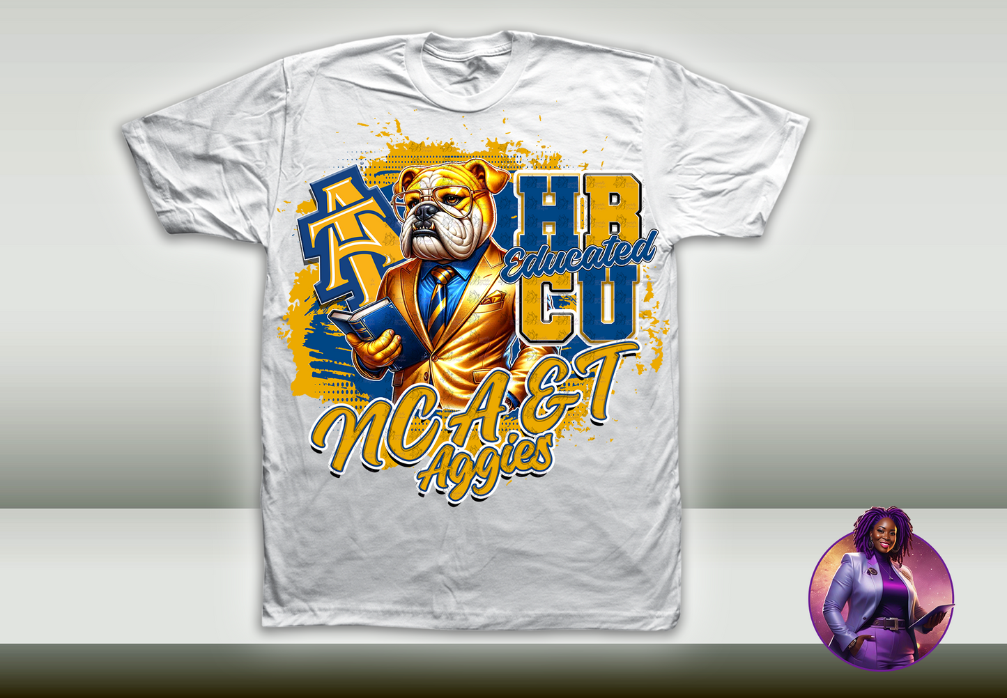 HBCU Educated Mascot Design