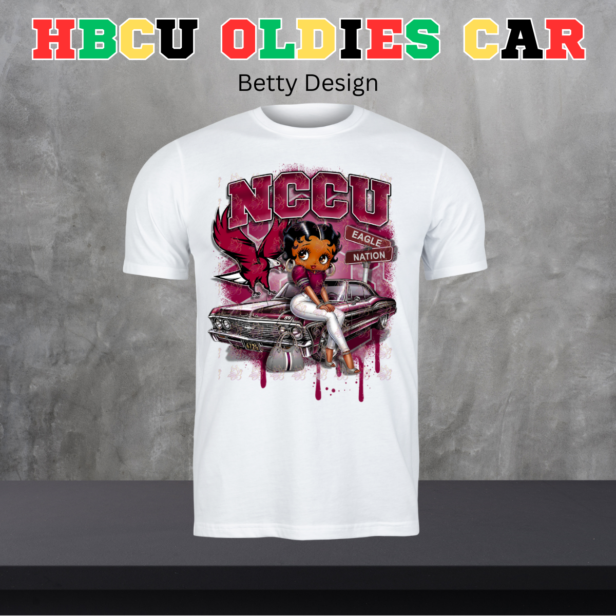 HBCU Oldies Car Design - Betty Version